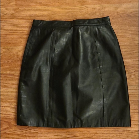 byrnes and baker Dresses & Skirts - Vintage leather skirt